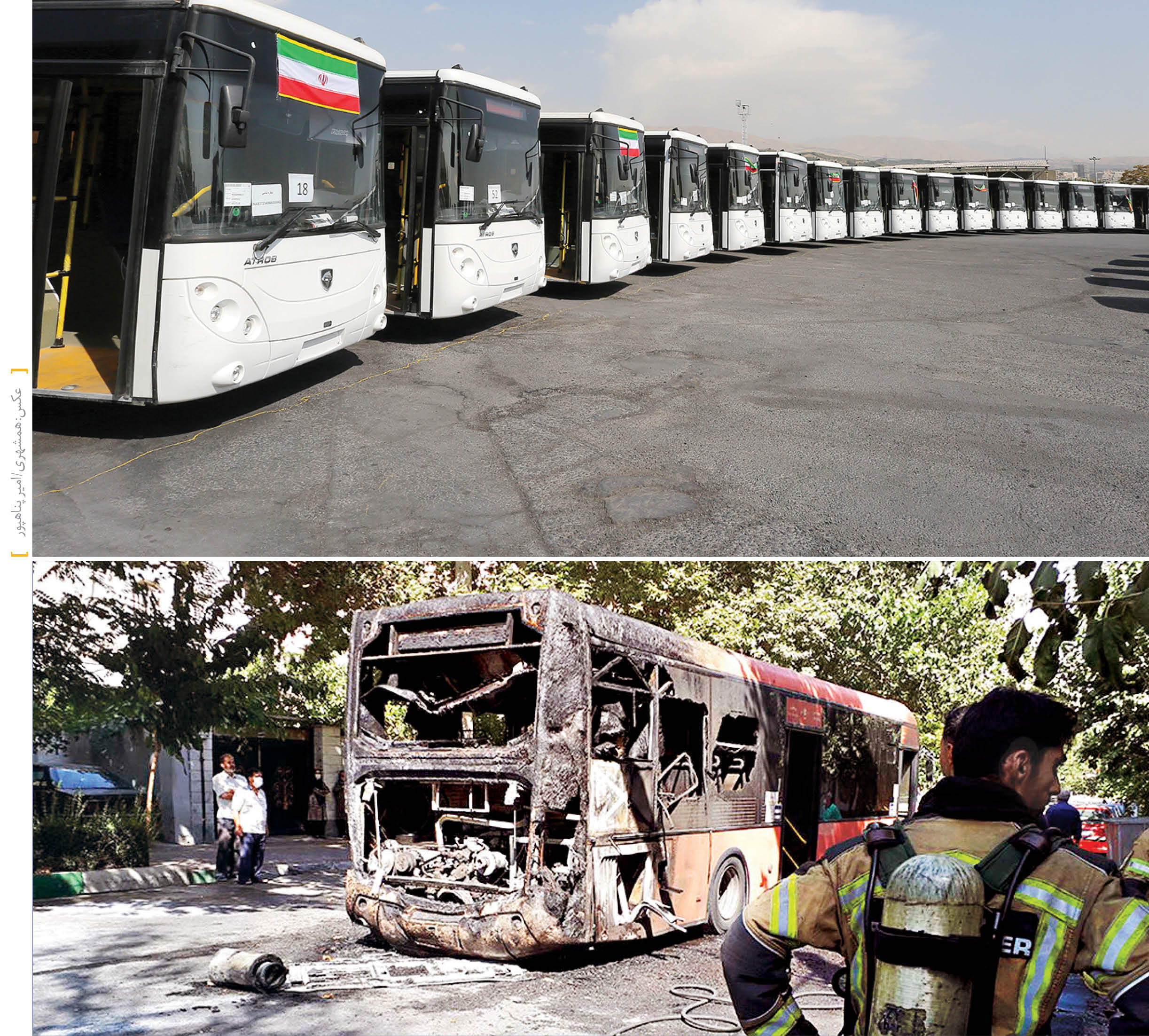 هشتمین شنبه افتخار و امید شهرداری تهران به بهره‌برداری از ۲۰۰ اتوبوس، 62مینی‌بوس و 300تاکسی نو اختصاص یافت
