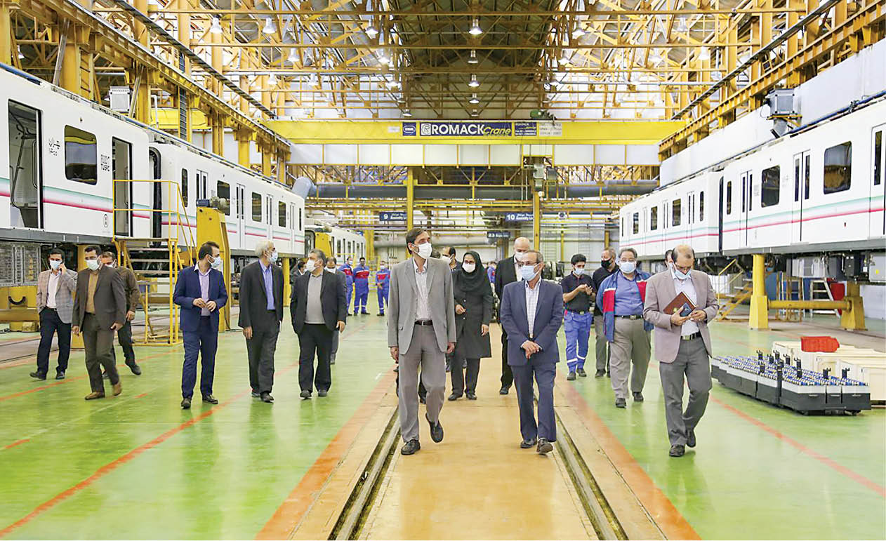 ادامه پروژه قطار ملی در کارخانه واگن‌سازی‌ تهران