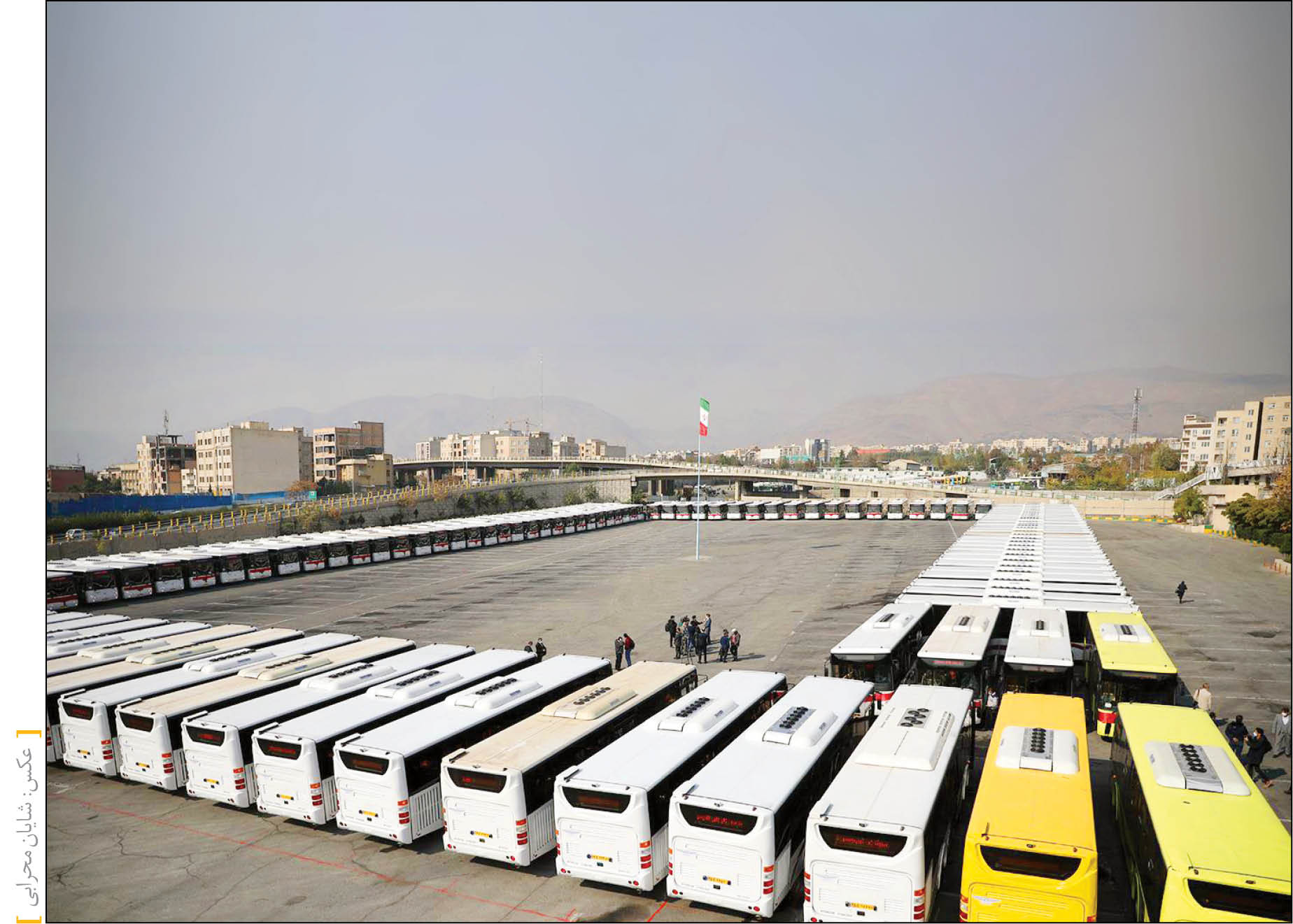 شهردار تهران در مراسم رونمایی 110دستگاه اتوبوس جدید خبر داد