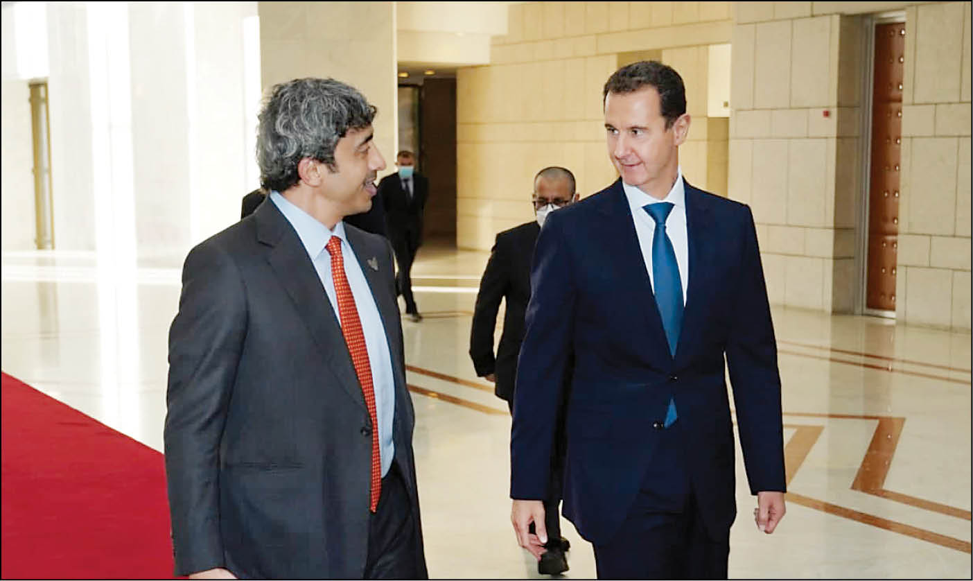 سفر‌تاریخی وزیر‌خارجه امارات به دمشق