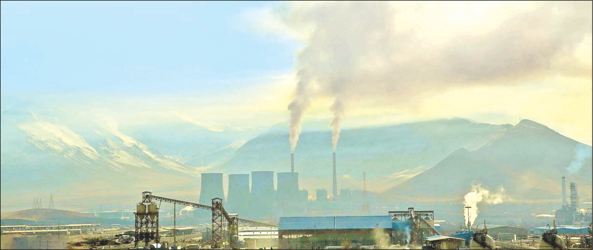 آلودگی هوا در استان ساحلی