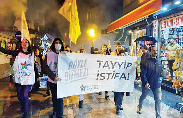 اعتراضات خیابانی در ترکیه پس از سقوط ارزش لیر