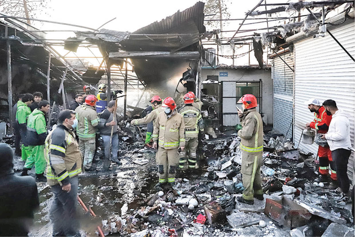 انفجار و آتش‌سوزی در بازار گل شهید محلاتی 2قربانی گرفت