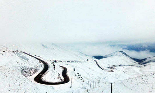 برف بهاری در آذربایجان‌شرقی