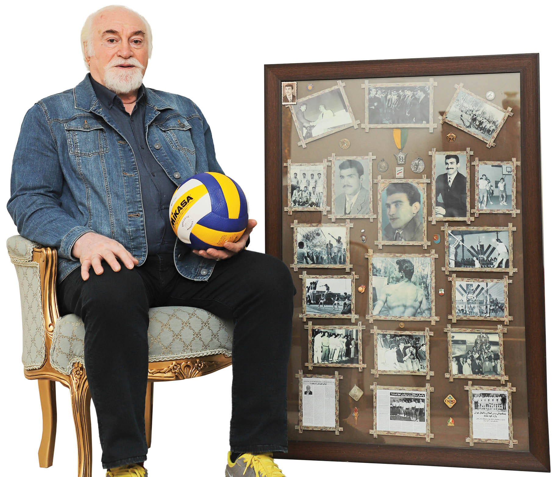 خاطره بازی با اکبر قادری که یکی از معدود بازمانده‌های نسل اول والیبالیست‌های ایران است