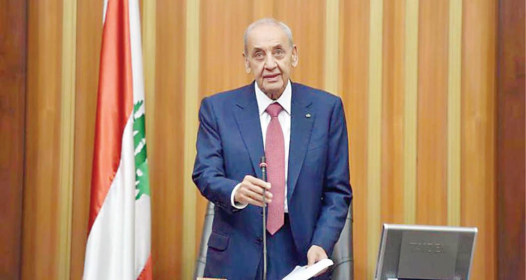 نبیه بری، برای هفتمین بار رئیس مجلس لبنان شد