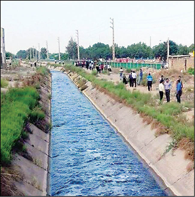 کانال عباس‌آباد سرپوشیده می‌شود