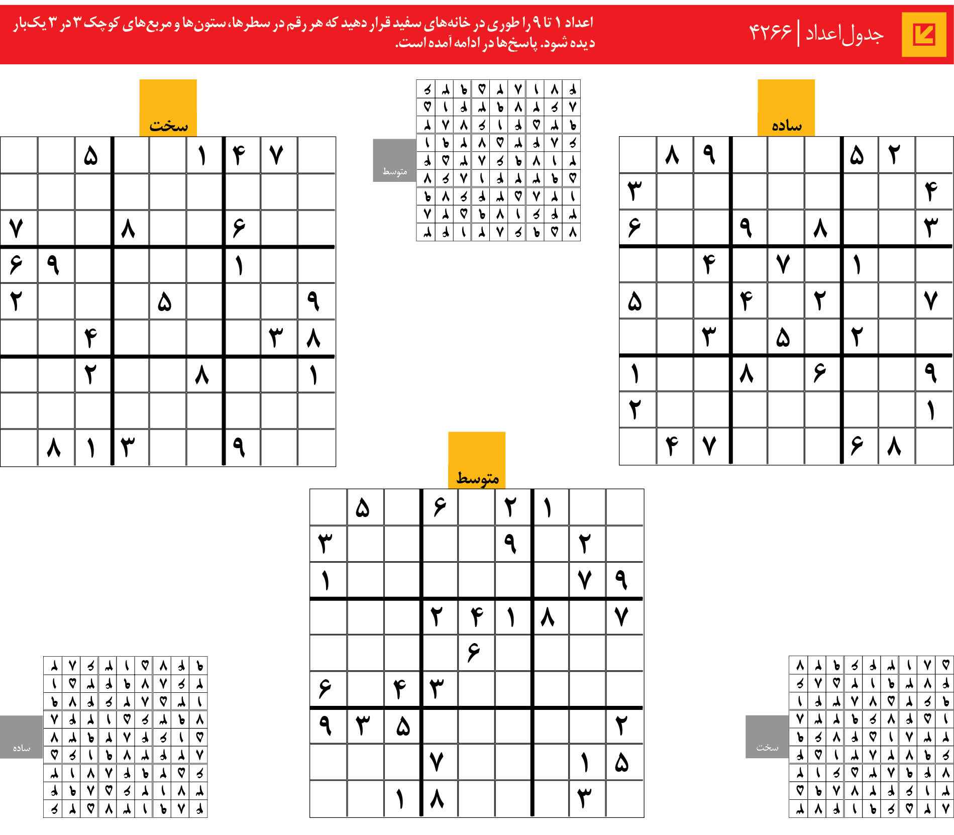 جدول‌اعداد | 4266