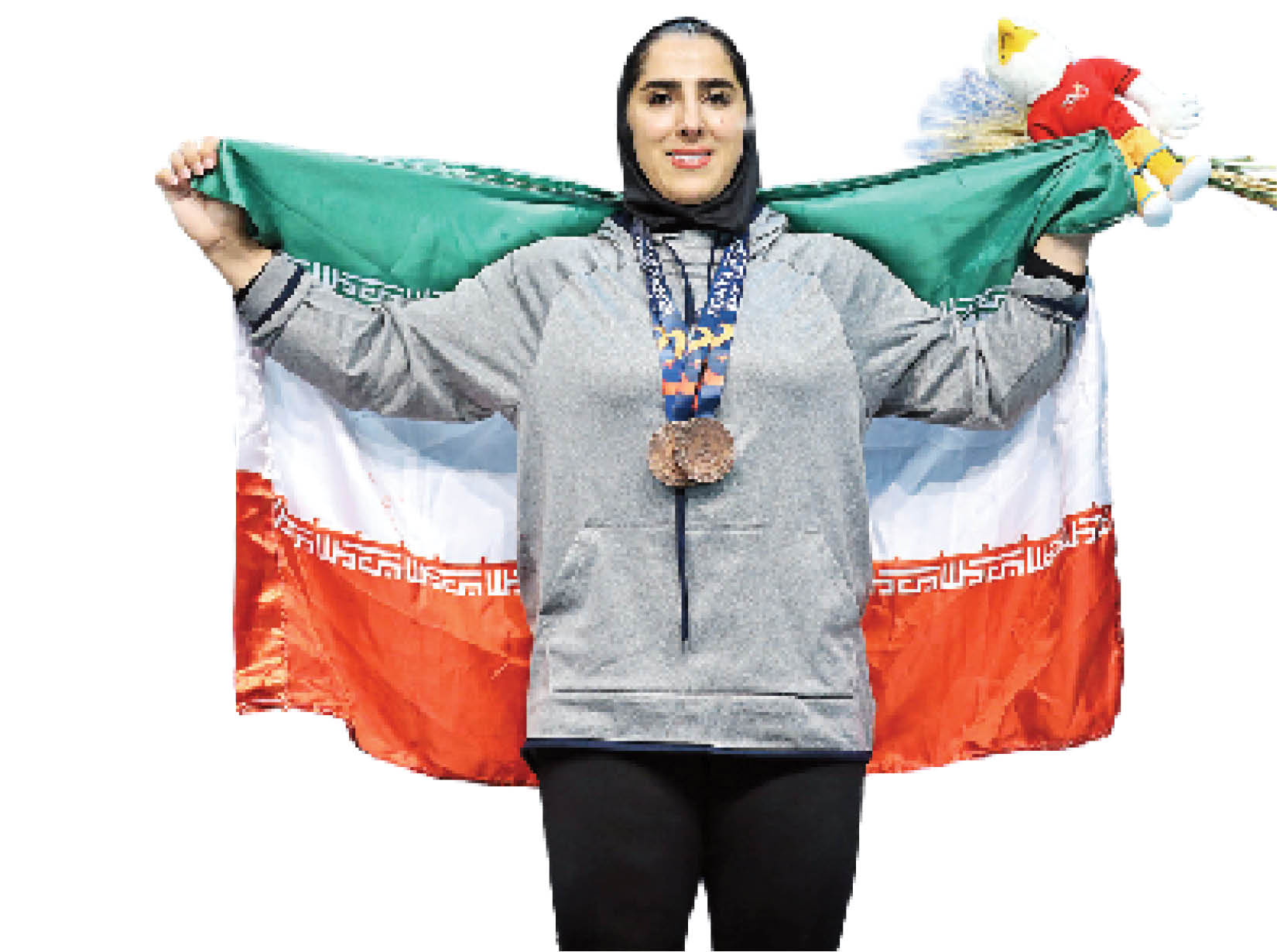 الهام حسینی؛ دختر وزنه‌بردار تاریخ‌ساز ایران