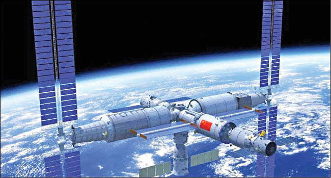 رؤیای ایستگاه فضایی چین محقق شد