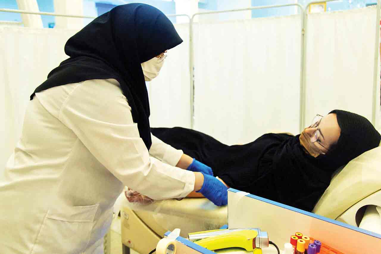 اهدای خون در ایران مردانه است