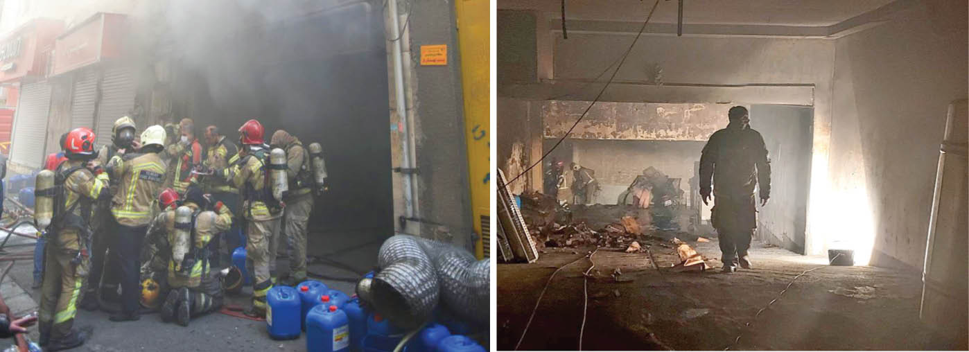آتش‌سوزی در ساختمان 153بهار با تلاش آتش‌نشانان مهار شد