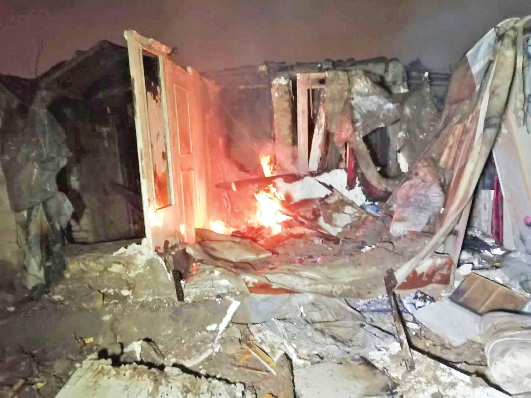 5کودک، قربانی آتش‌سوزی در اتاقک‌های کارگری