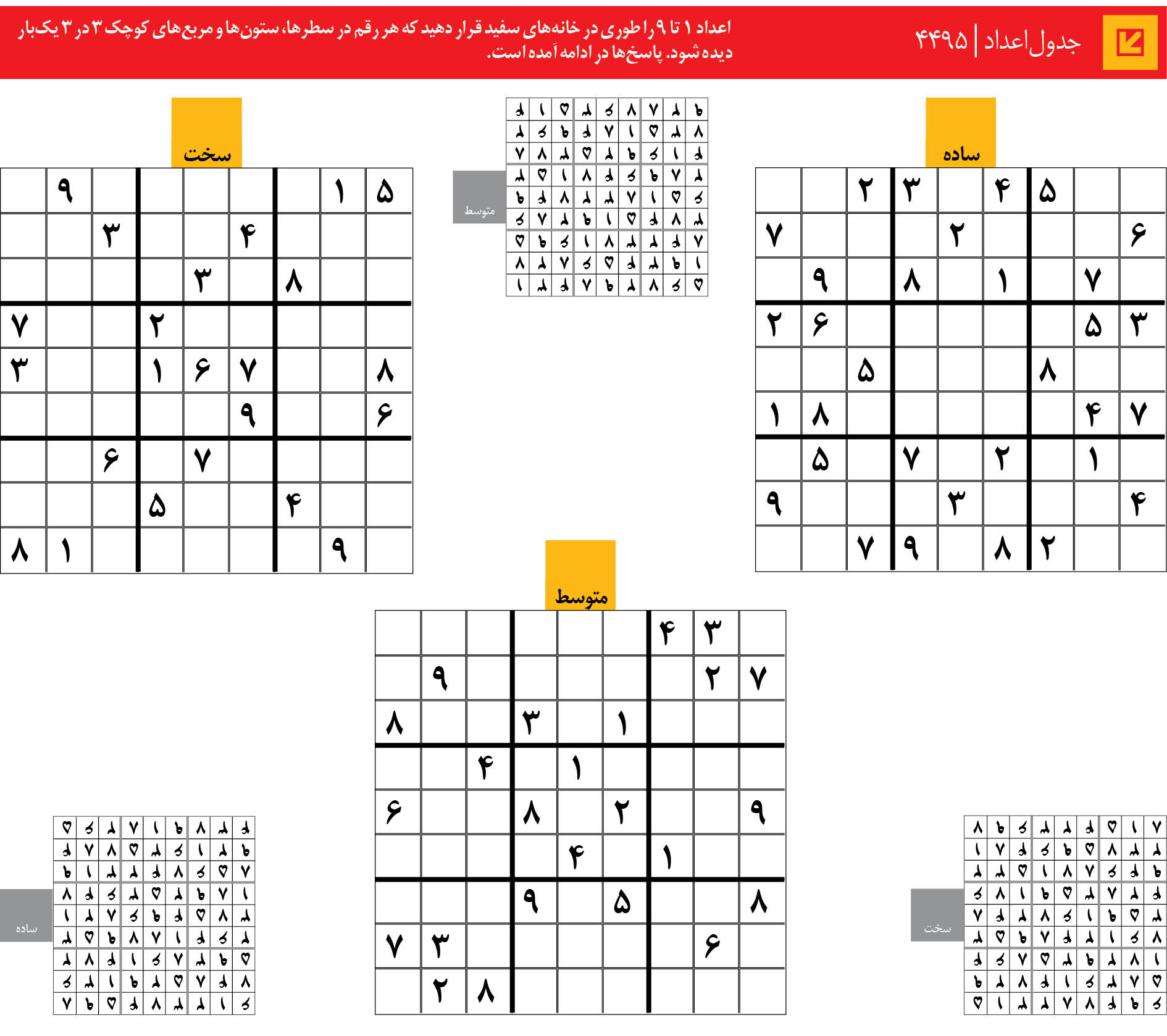 جدول‌اعداد | 4495