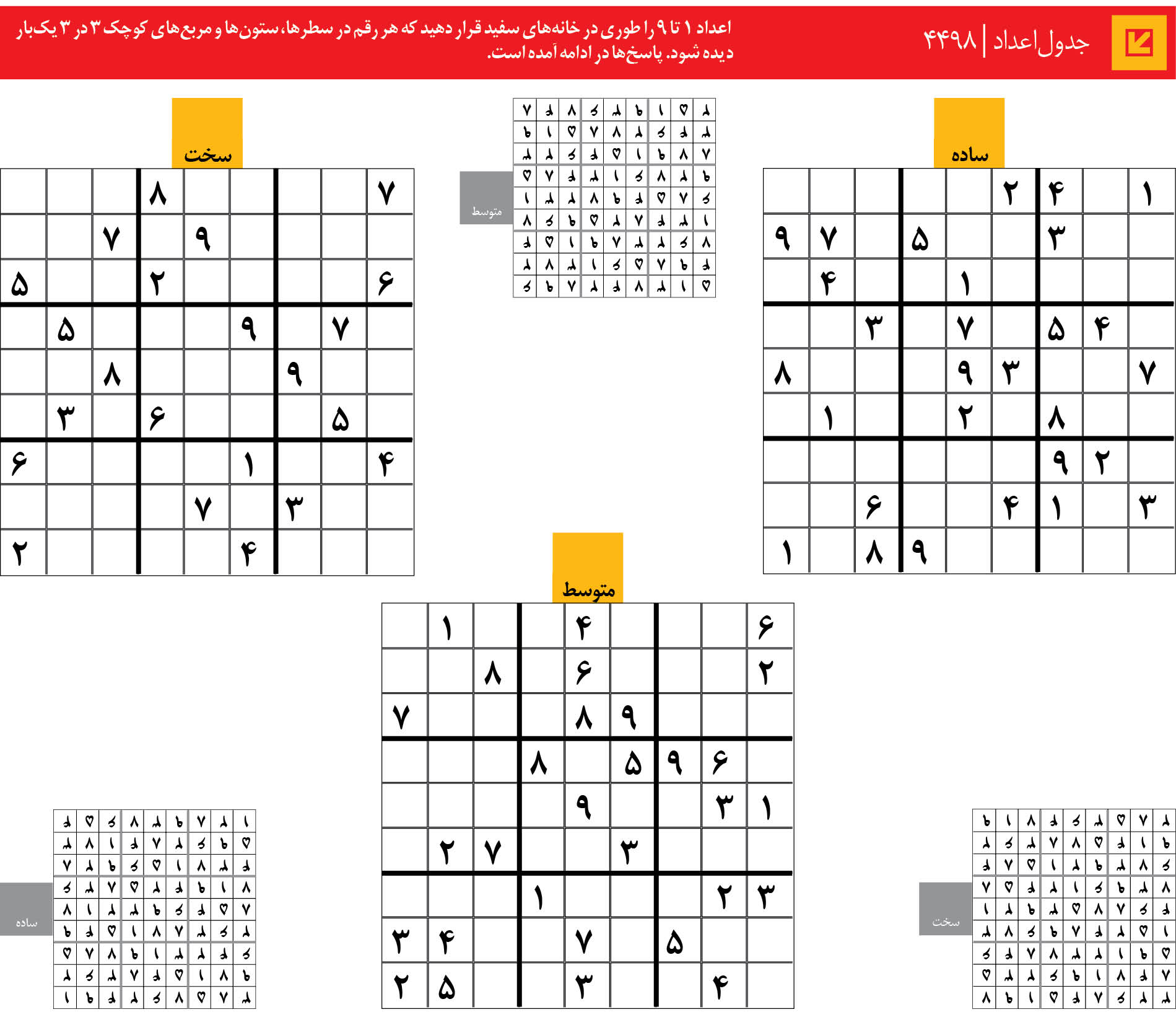 جدول‌اعداد | 4498