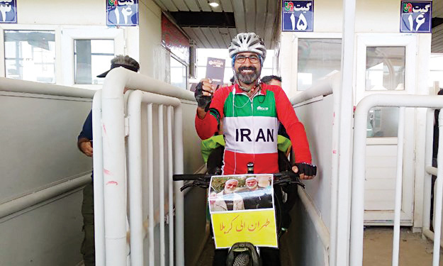 از تهران تا کربلا با دوچرخه