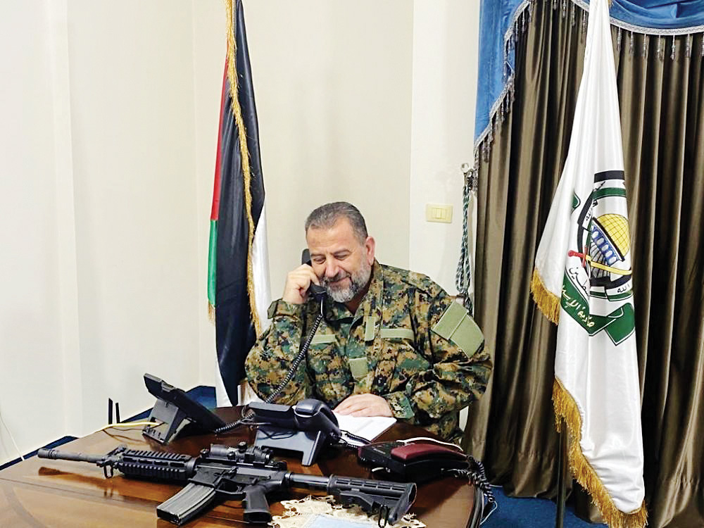 انتشار تصویر مقام ارشد حماس در لباس نظامی پس از تهدیدات نتانیاهو