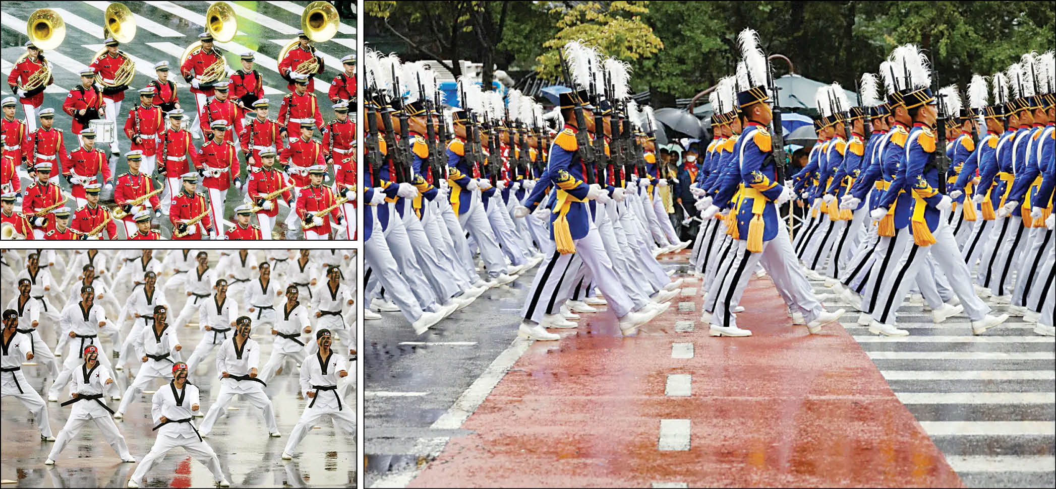 رژه نیروهای نظامی کره جنوبی به مناسبت روز نیروهای مسلح