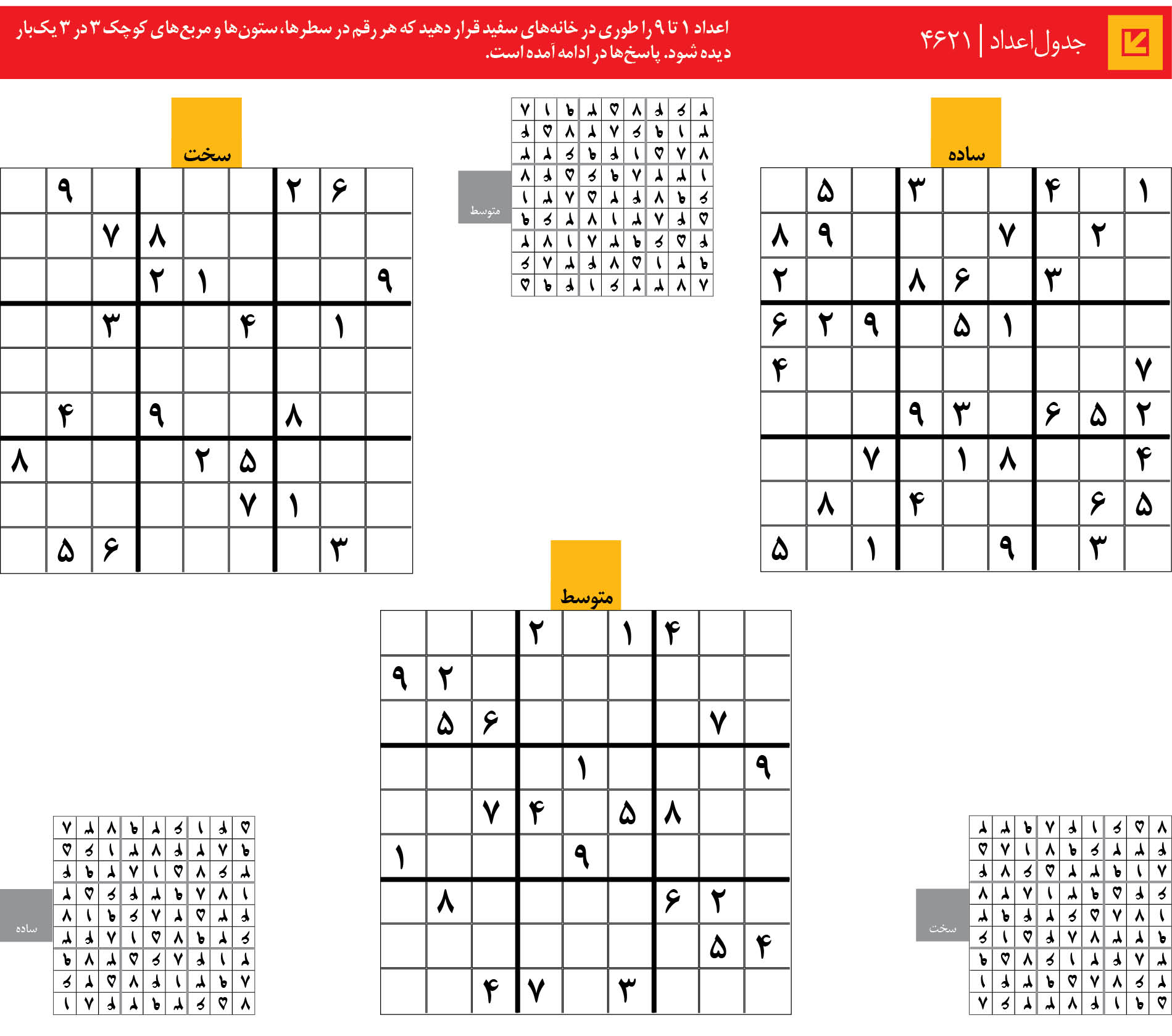 جدول‌اعداد | 4621