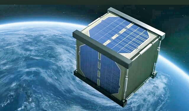 ماهواره چوبی در راه رسیدن به فضا