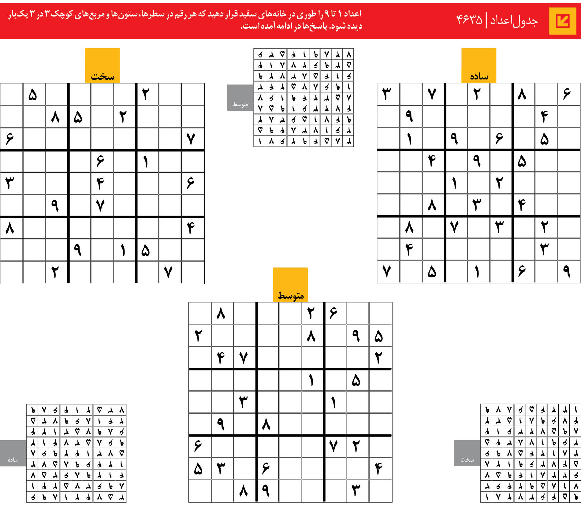 جدول‌اعداد | 4635