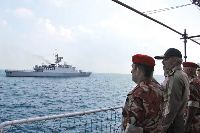 رزمایش مشترک دریایی ایران و عمان