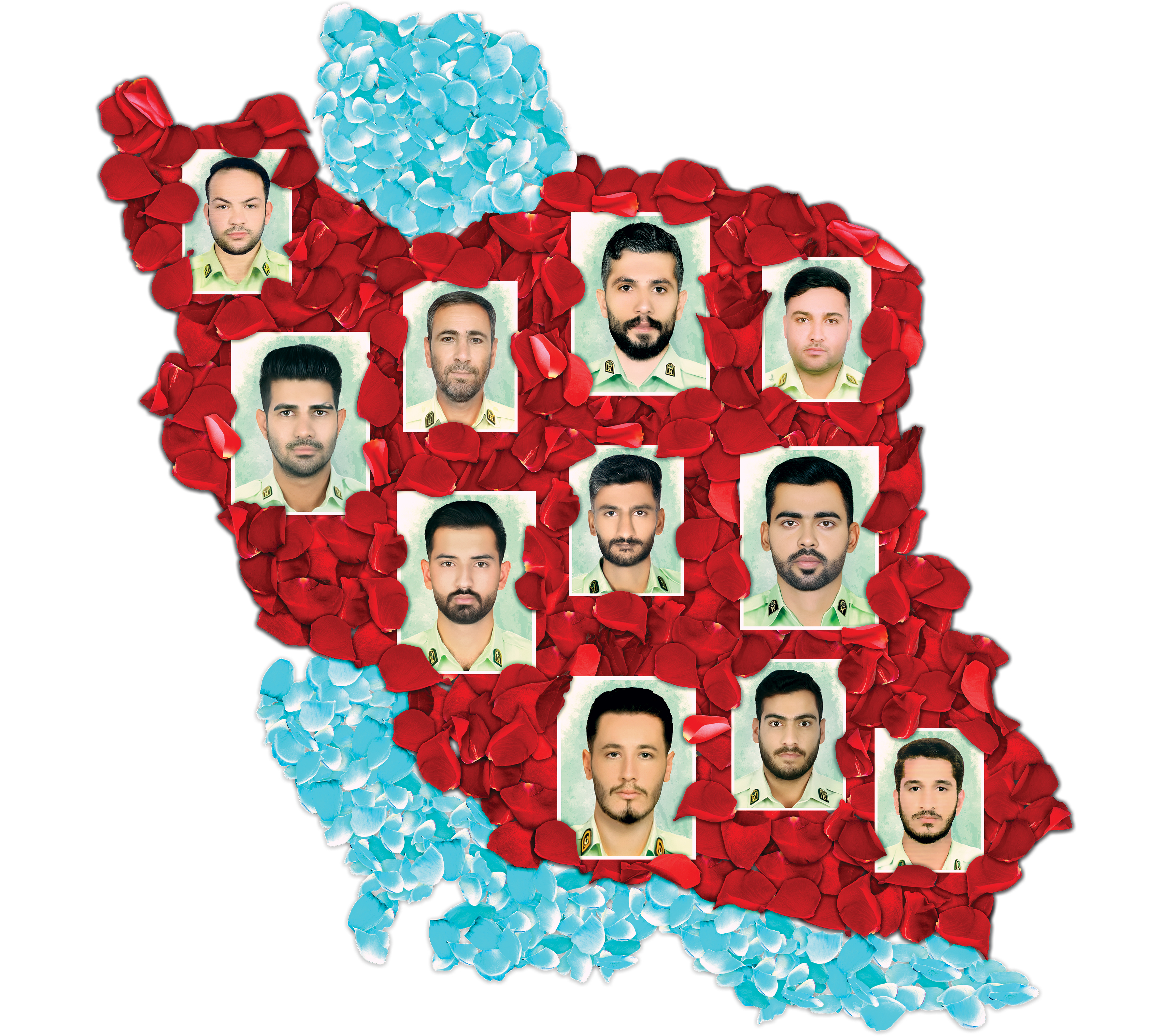 با شهادت 11 مأمور انتظامی در راسک امسال 72نفر شهید امنیت شدند