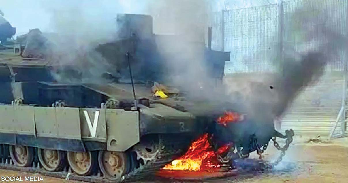 جيش العدو يحترق في أتون غزة