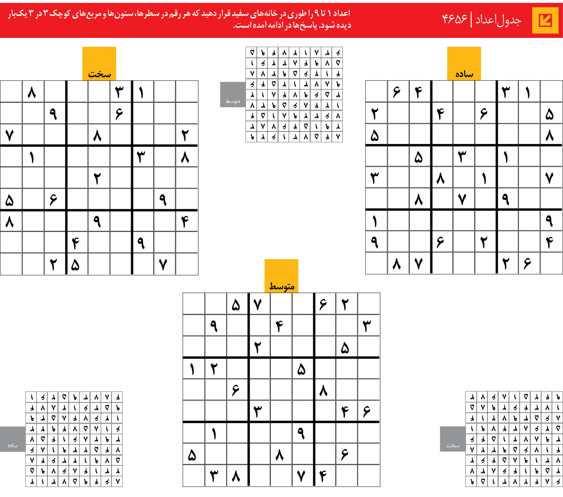 جدول‌اعداد | 4656