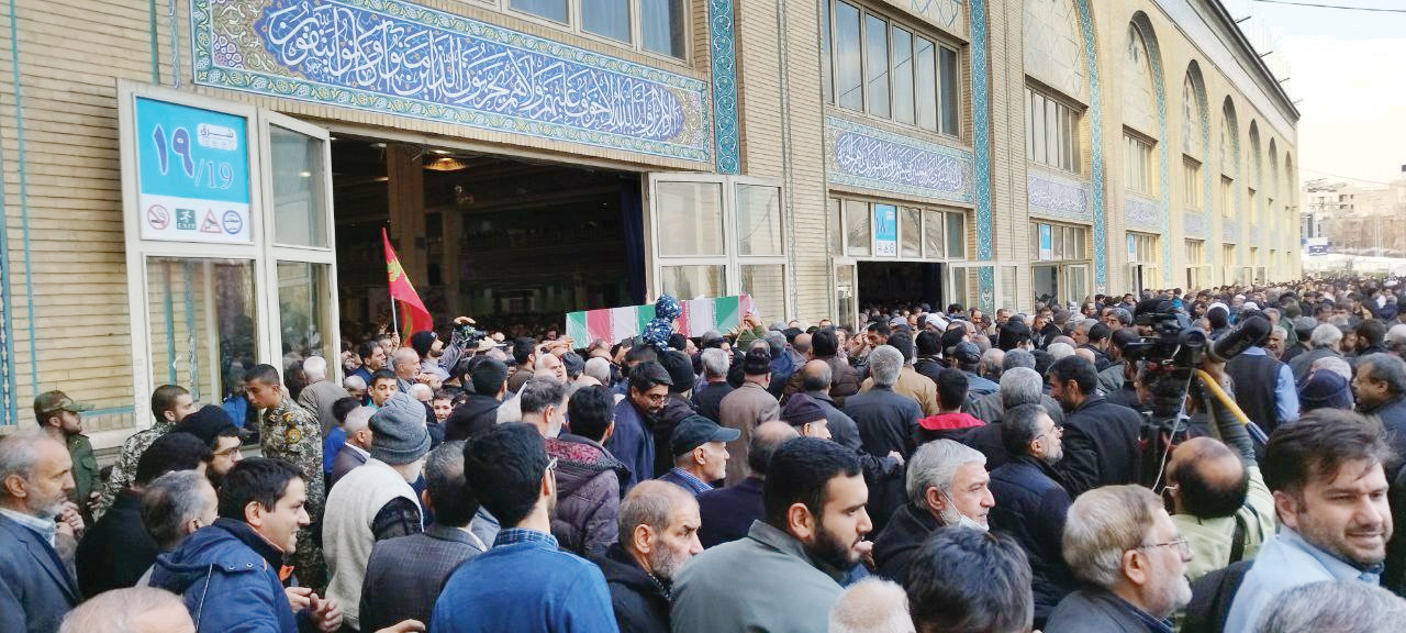تشییع پیکر شهیده حمله تروریستی کرمان در تهران