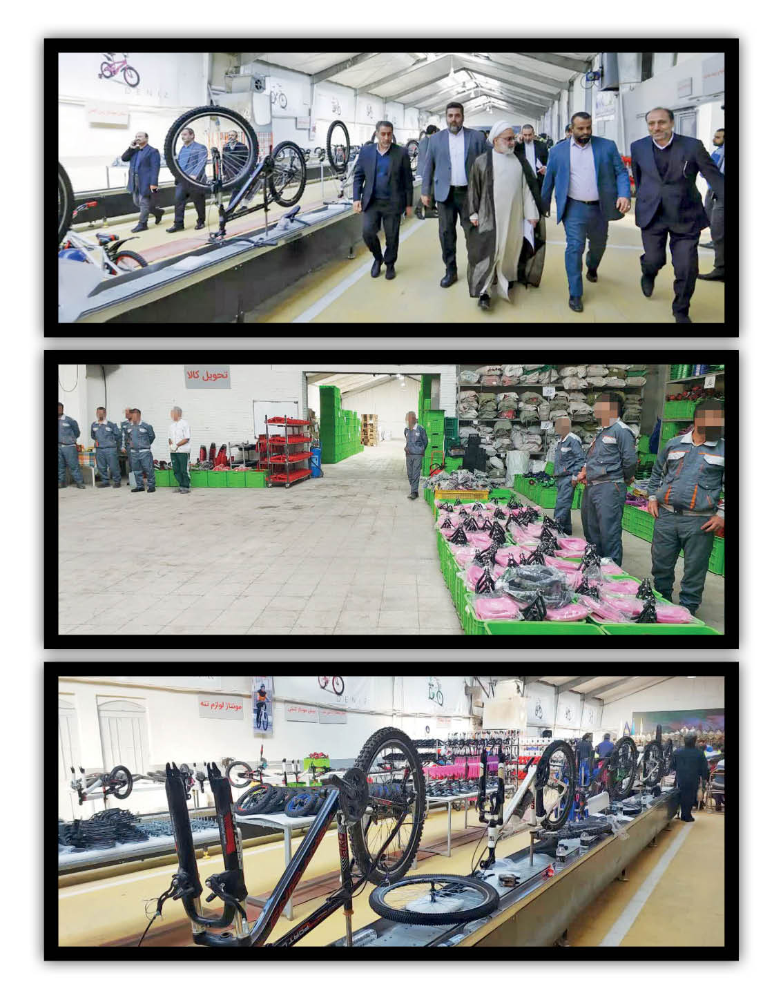 300زندانی در کارخانه دوچرخه‌سازی زندان قزل‌حصار مشغول کارند