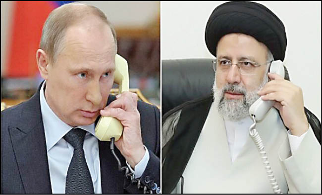 گفت‌وگوی تلفنی پوتین و رئیسی
