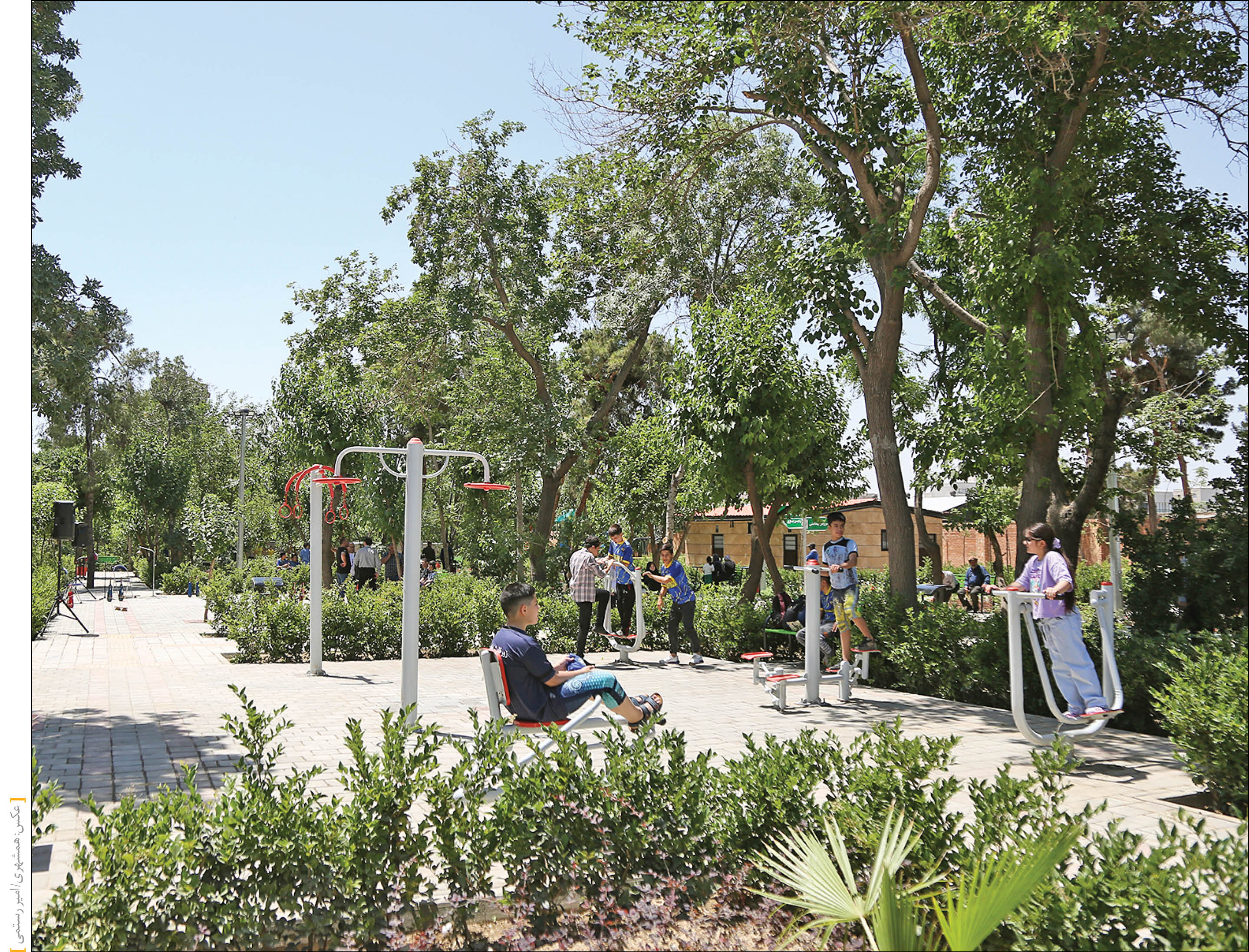 افتتاح پارک 5 هزارمتر مربعی جدید در پویش امید و افتخار