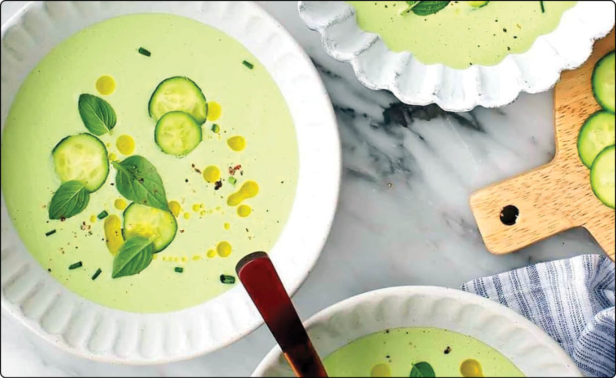 ‌می‌دانستید با خیار و گیلاس هم می‌توانید سوپ تهیه کنید؟