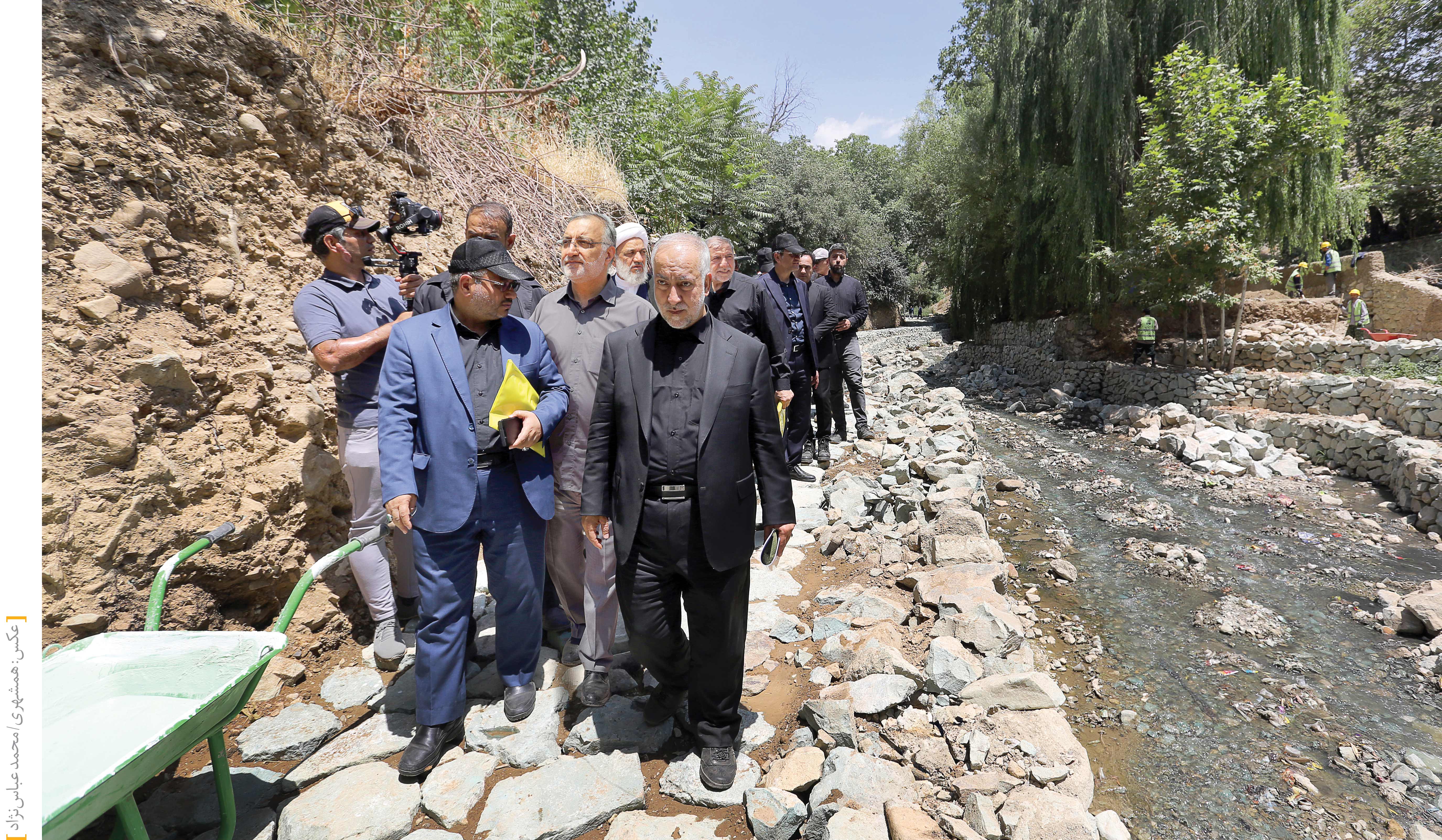 نمایندگان مجلس پابه پای شهردار تهران در بازدید از ابرپروژه‌ها
