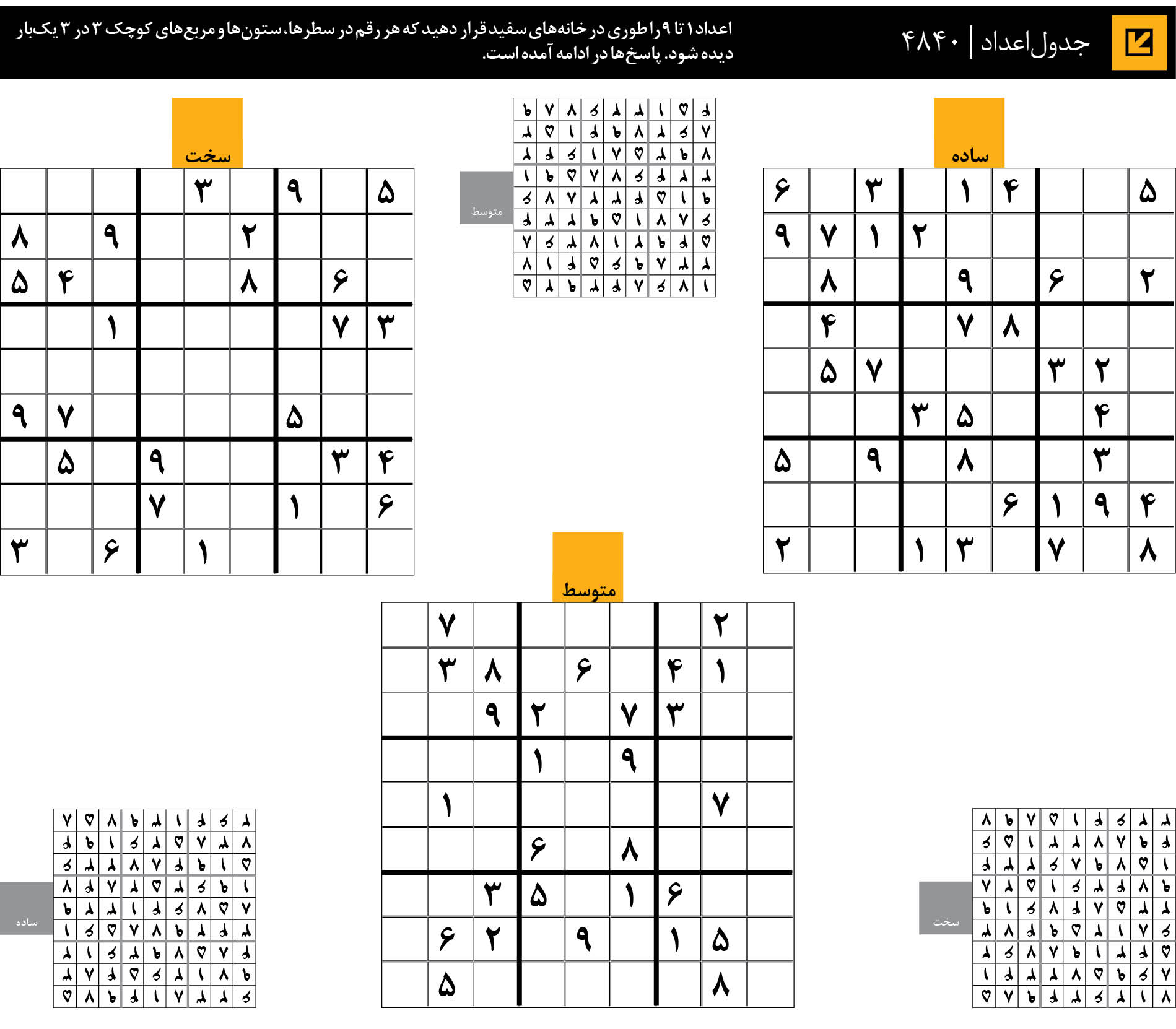 جدول‌اعداد | 4840