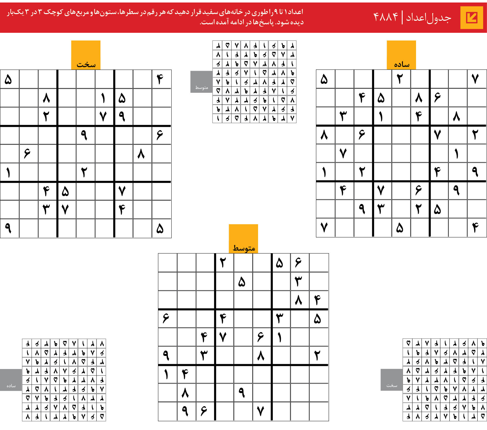 جدول‌اعداد | 4884