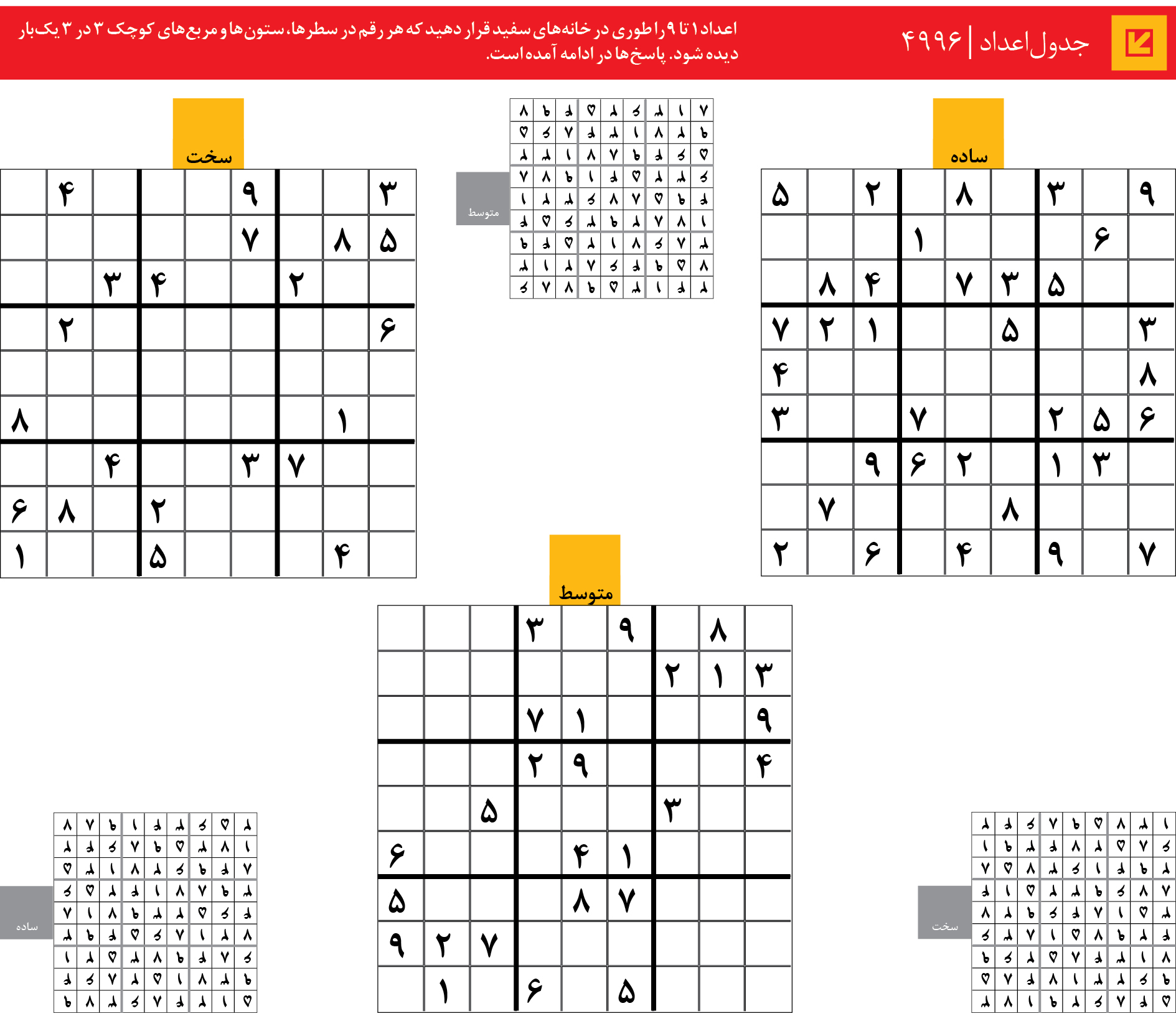 جدول‌اعداد | 4996