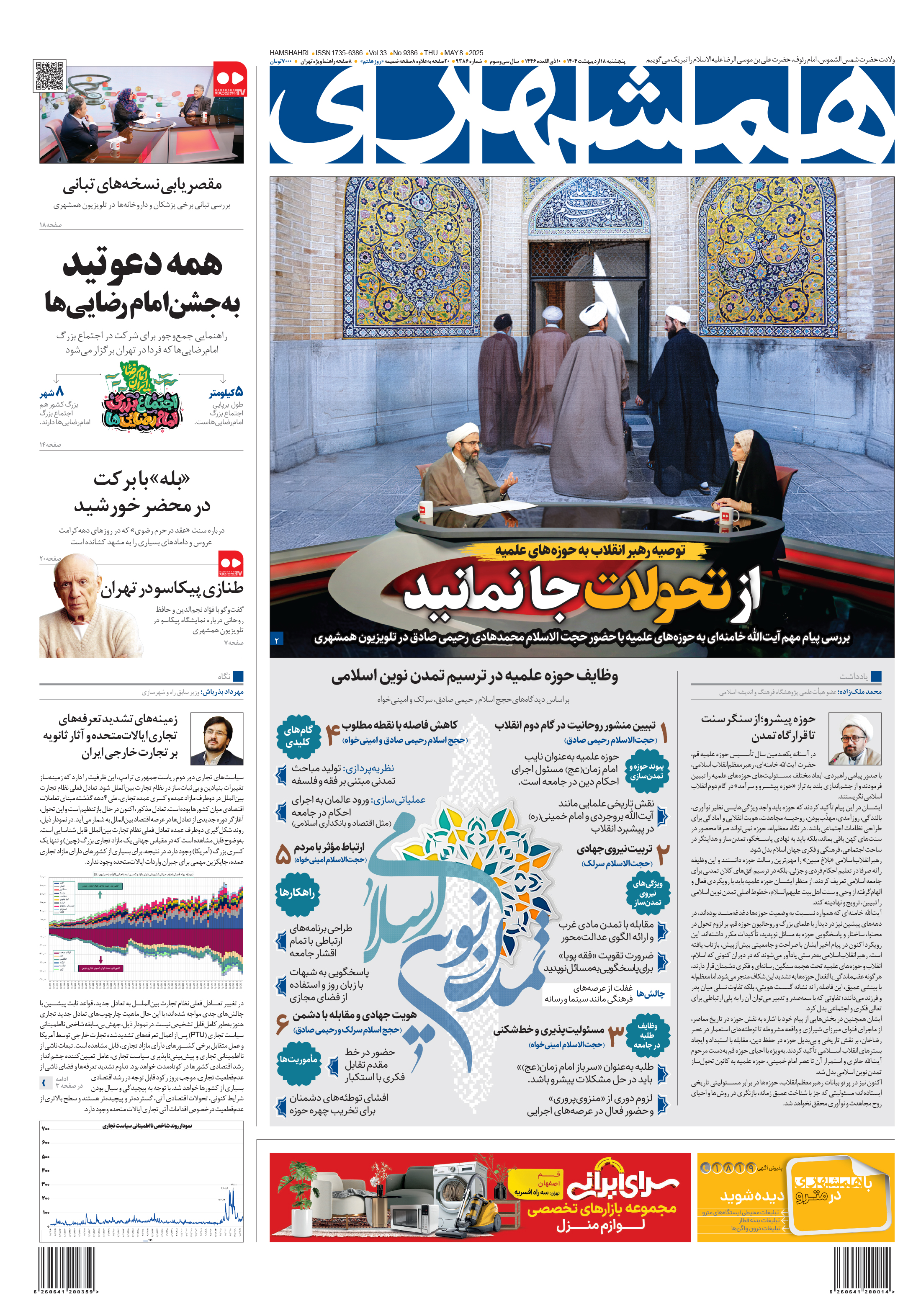 پنجشنبه 18 اردیبهشت 1404
