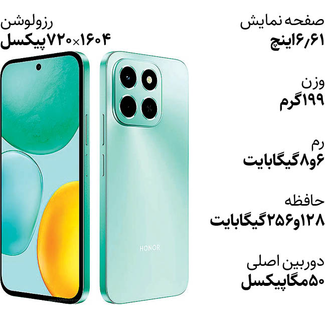 گوشی اقتصادی آنر به بازار آمد