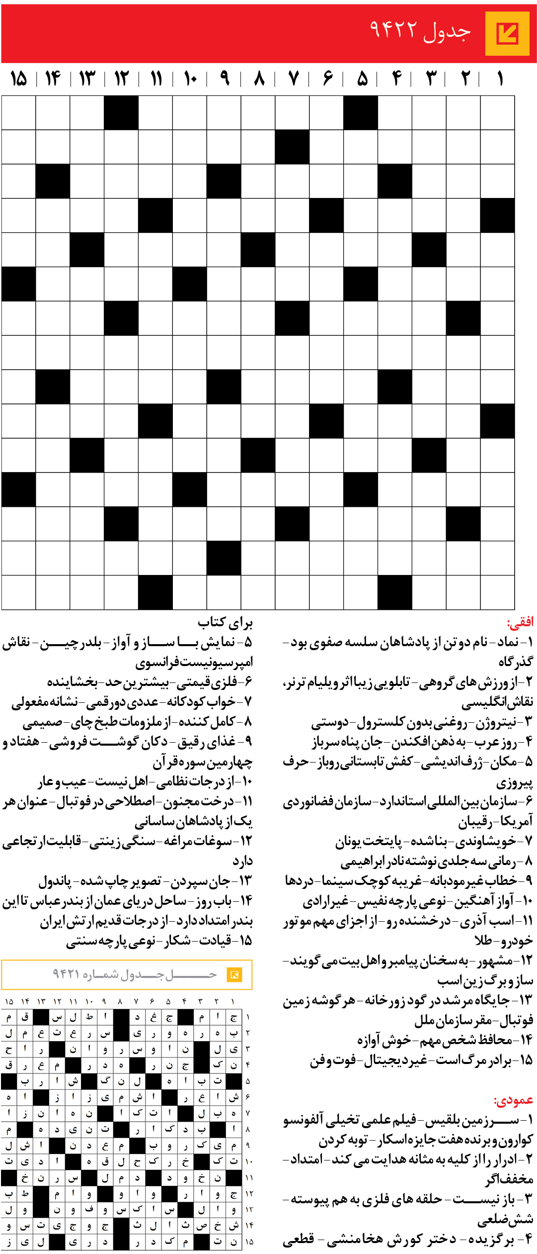 جد‌‌ول 9422