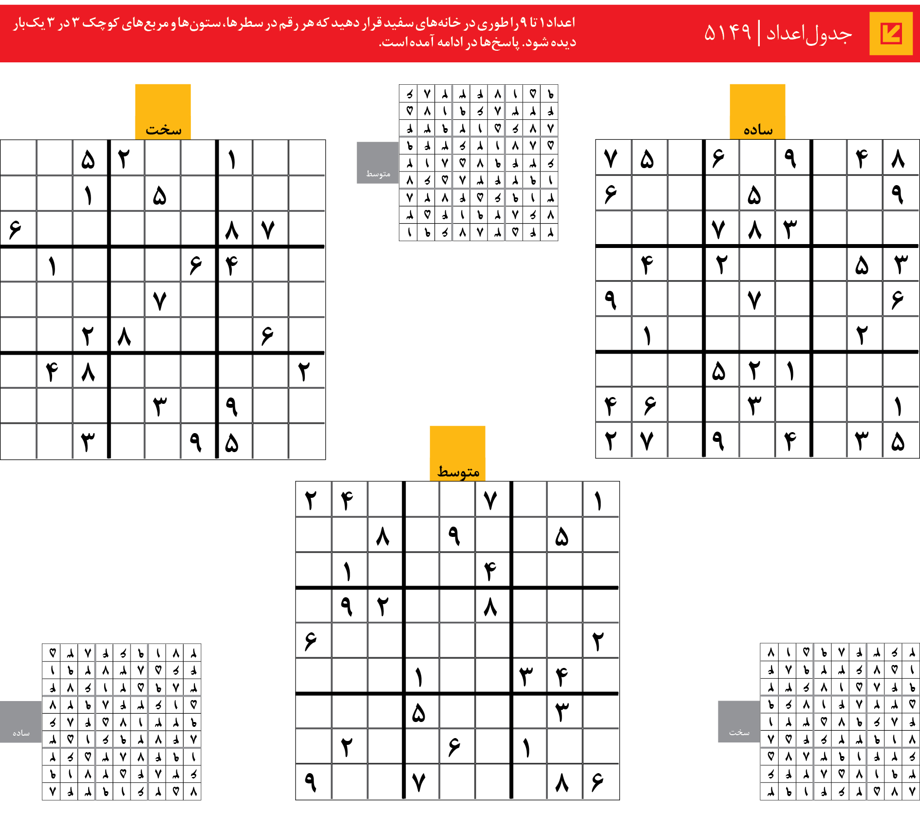 جدول‌اعداد | 5149