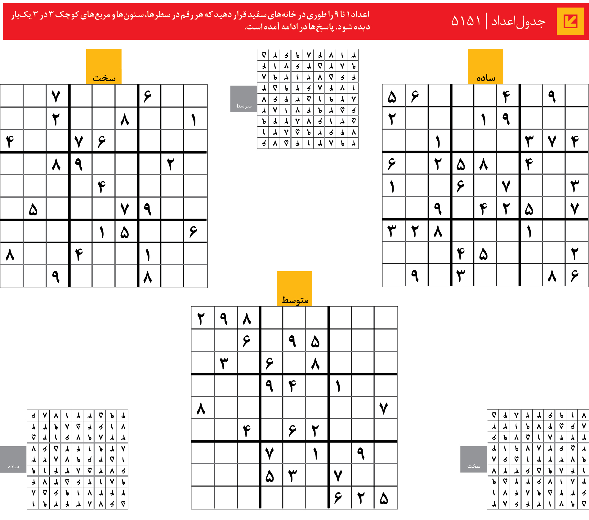 جدول‌اعداد | 5151