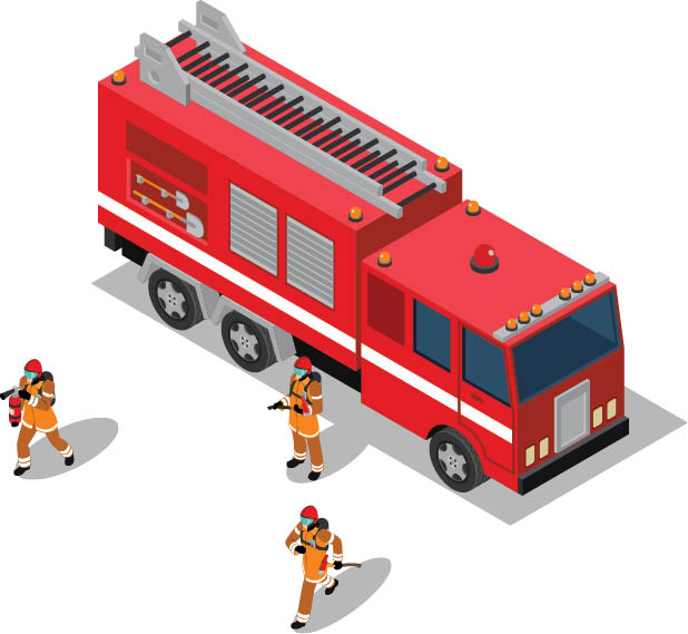 آتش‌نشانی تهران، پشتیبان حوادث ایران