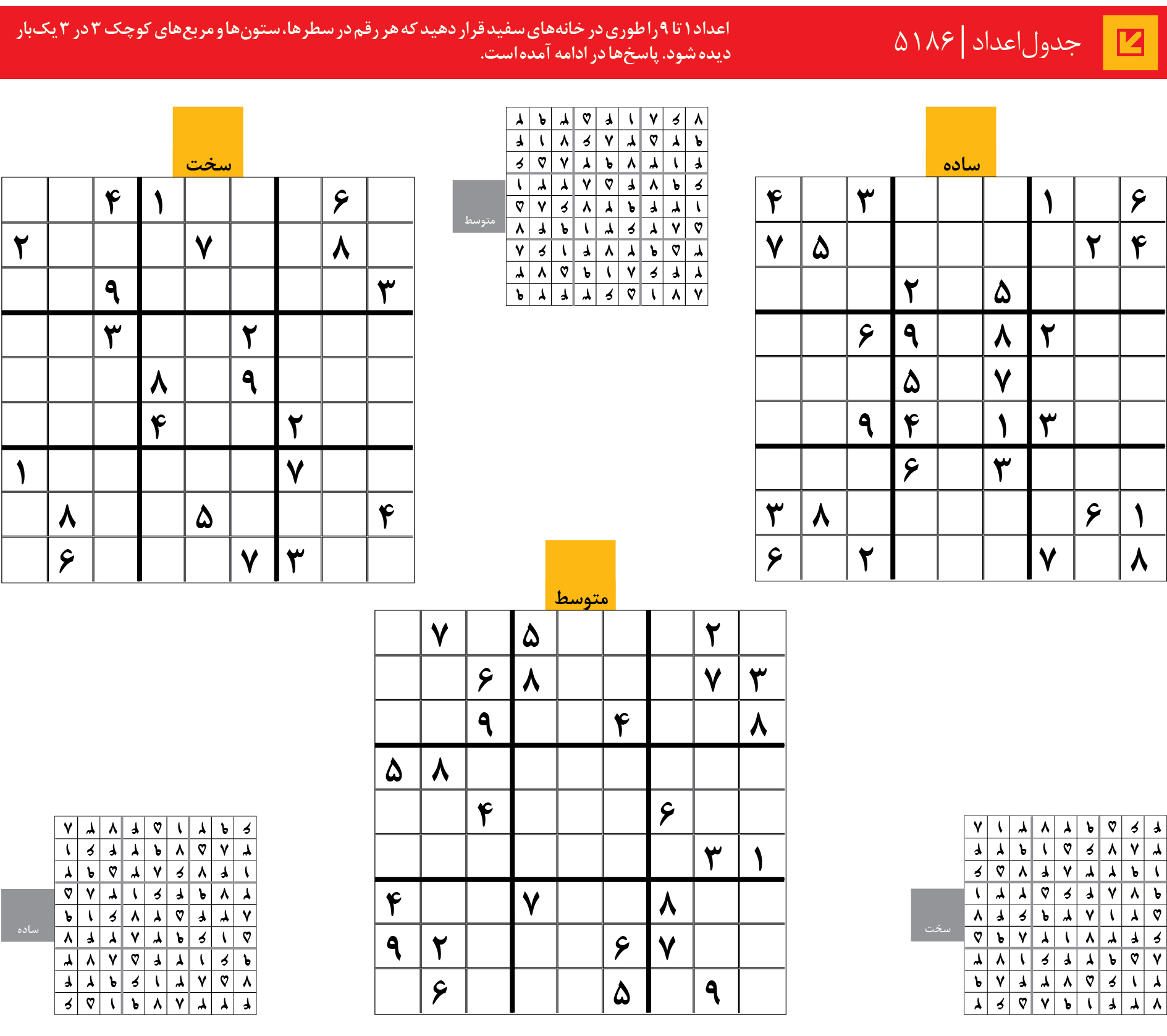 جدول‌اعداد | 5186