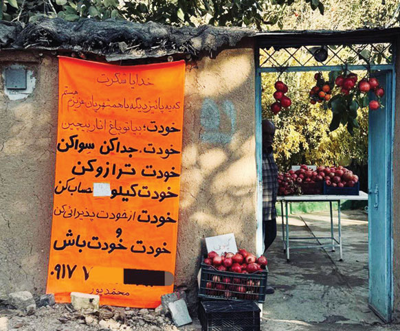 ضیافت انار و اعتماد