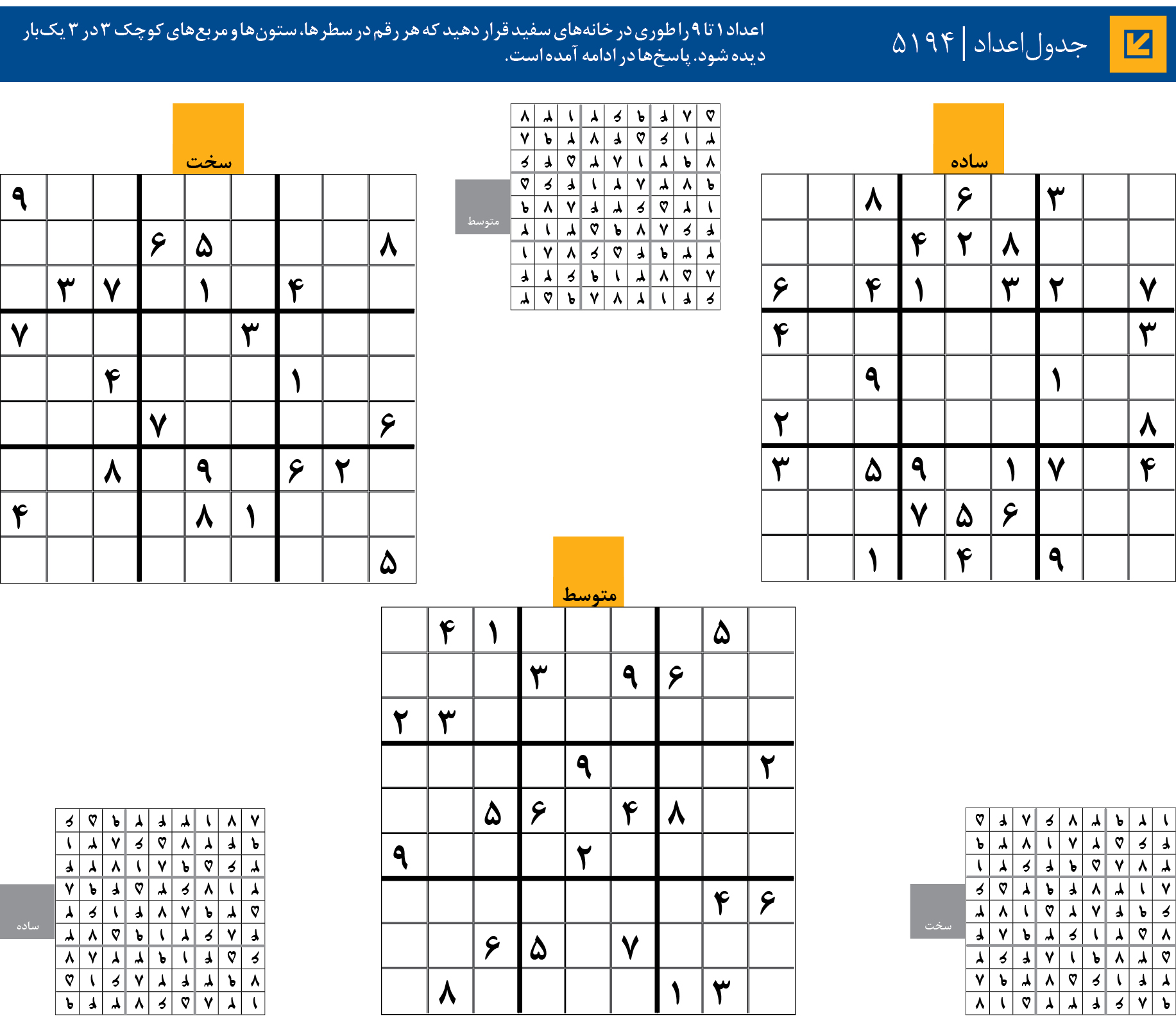 جدول‌اعداد | 5194