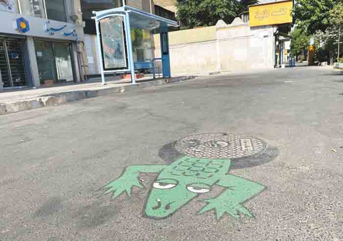 نقاشی‌های خلاقانه در معابر پر تردد جلوه متفاوتی به خیابان‌های محله بخشیده‌است