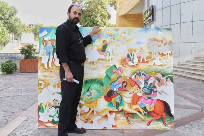 گفت‌وگو با «محمدرضا حسینی» نقاش قهوه‌خانه‌ای