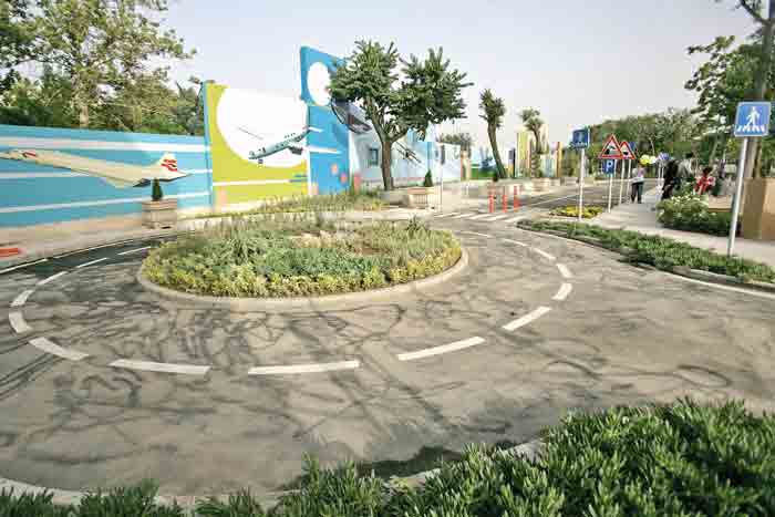 پارک آموزش ترافیک منطقه ۱۰ برنامه‌های پر و پیمانی برای اهالی تدارک دیده است
